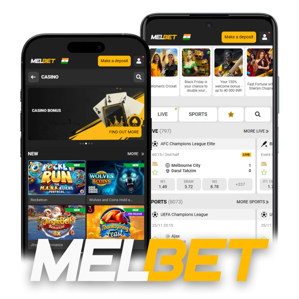 Melbet application in India lets users quickly download it on Android or iOS.