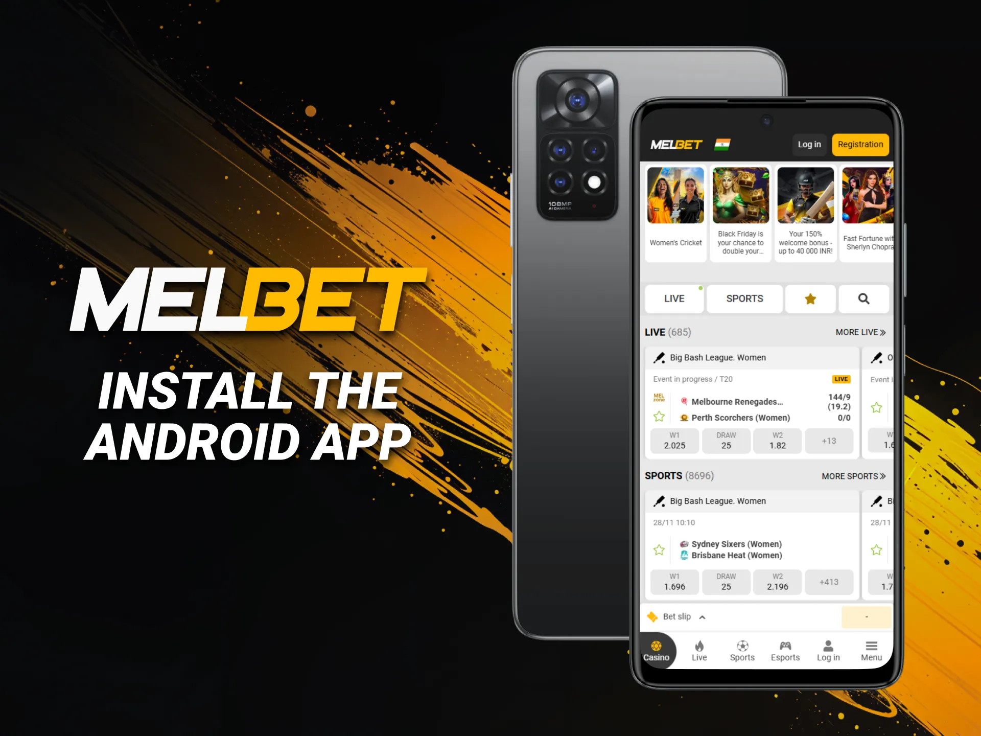 Install the Melbet Android app version for smooth betting access.