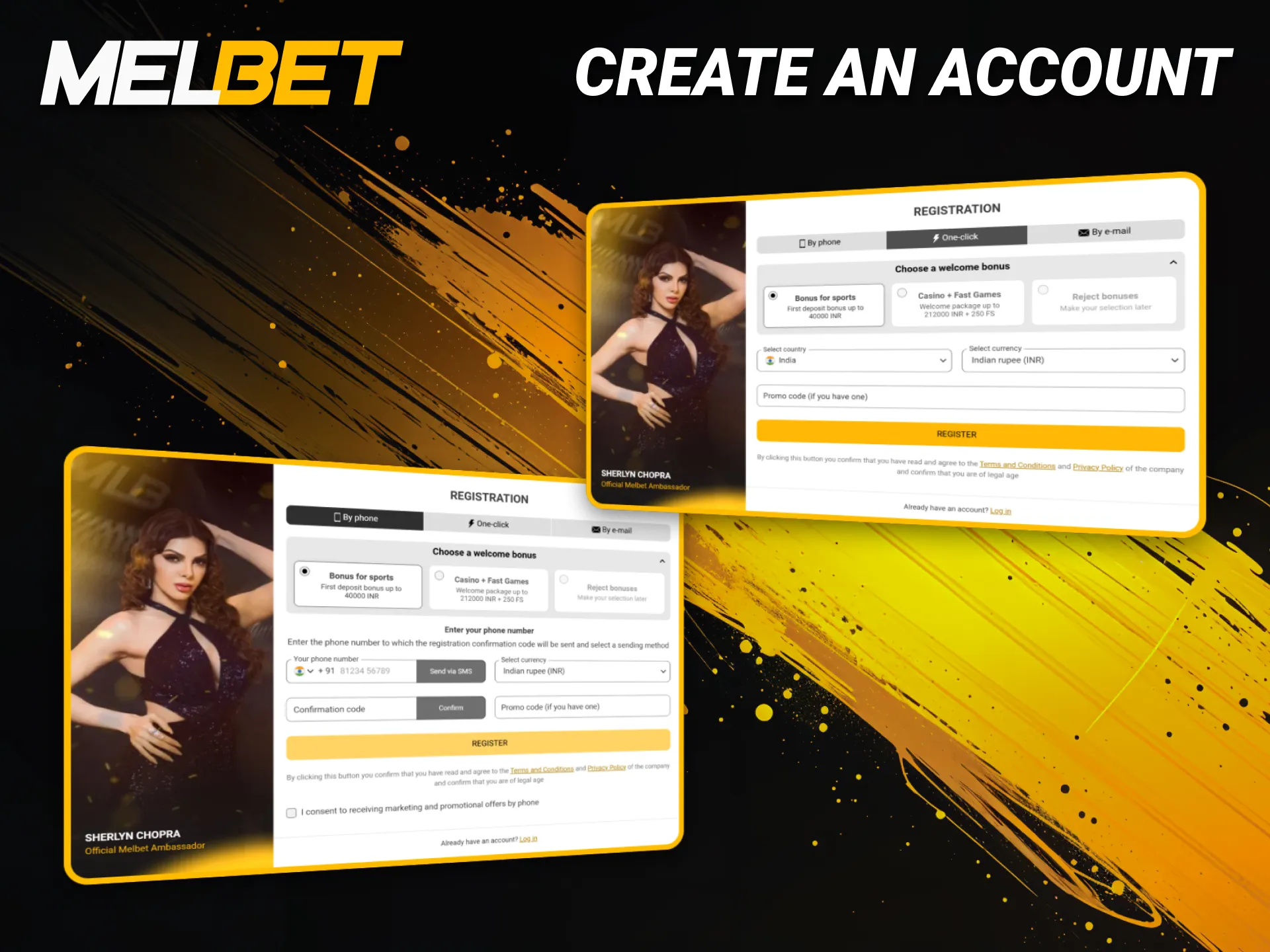 Create a Melbet account in India to begin secure gaming.