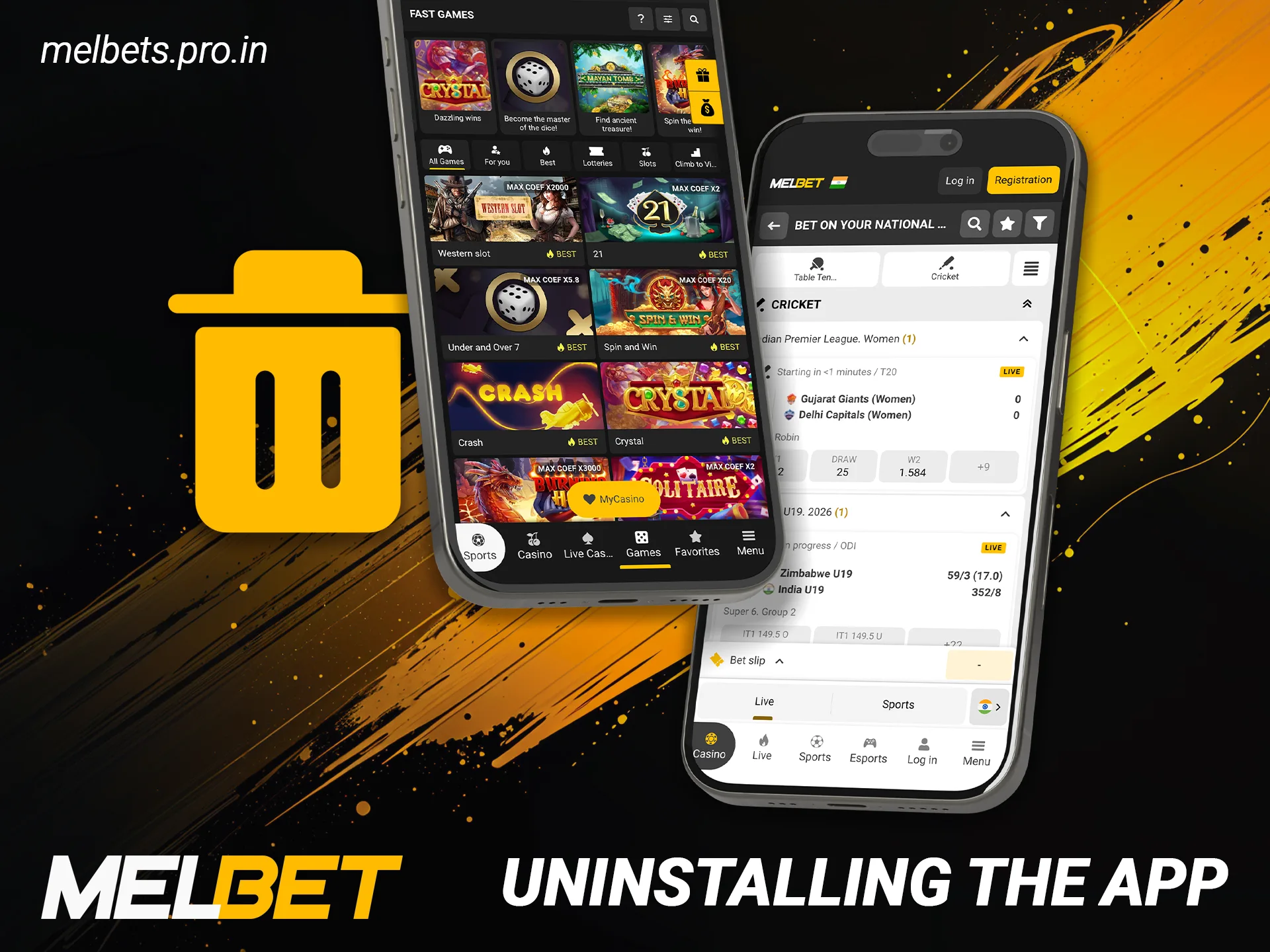 Follow the uninstalling the Melbet mobile app step by step guide safely.