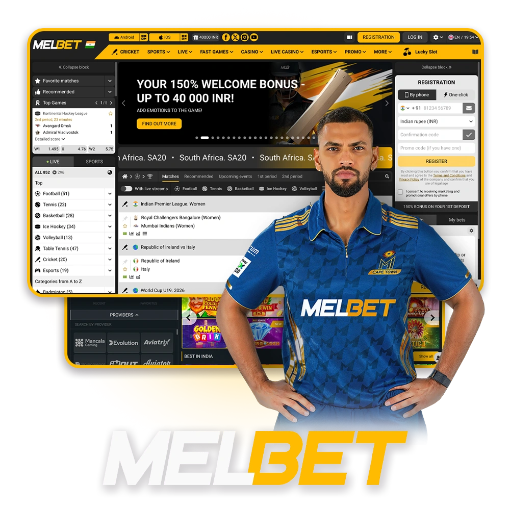 Join Melbet India official website for sports betting and online casino.
